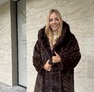 Hilda szőrmekabát mogyoró barna – Innova Fashion – 2. kép